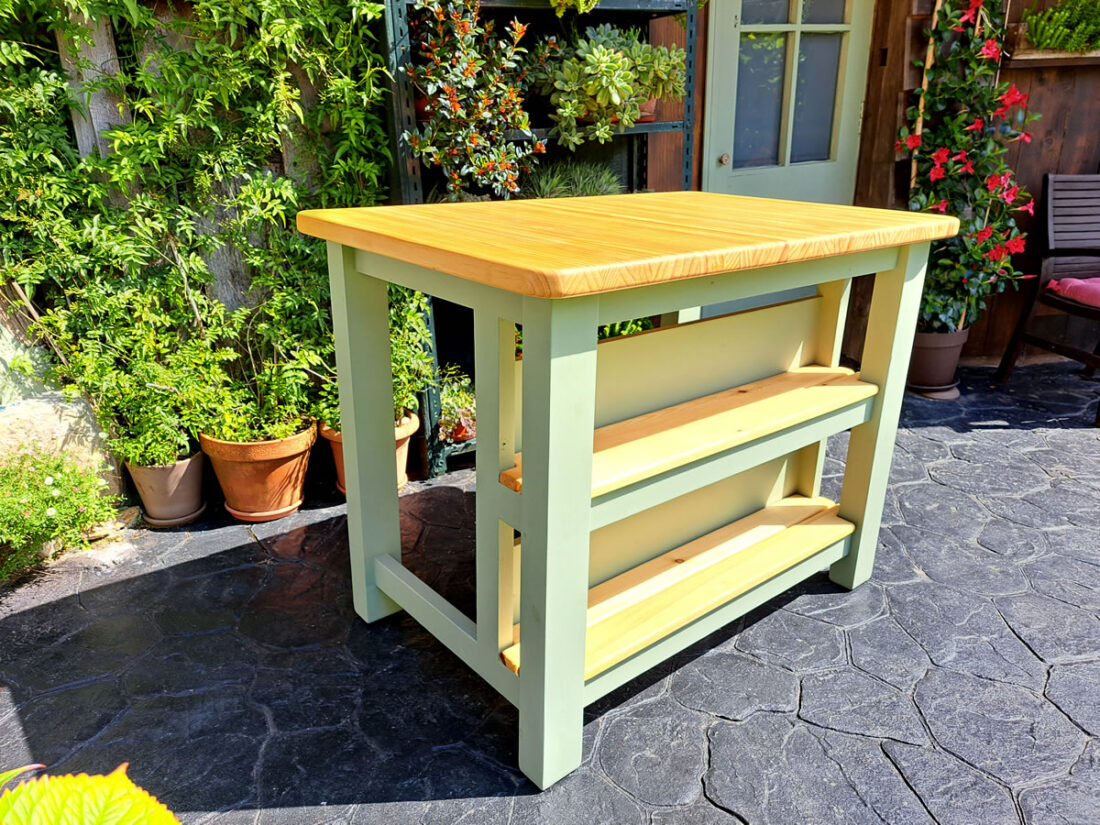 mesa artesana de cocina modelo oliva