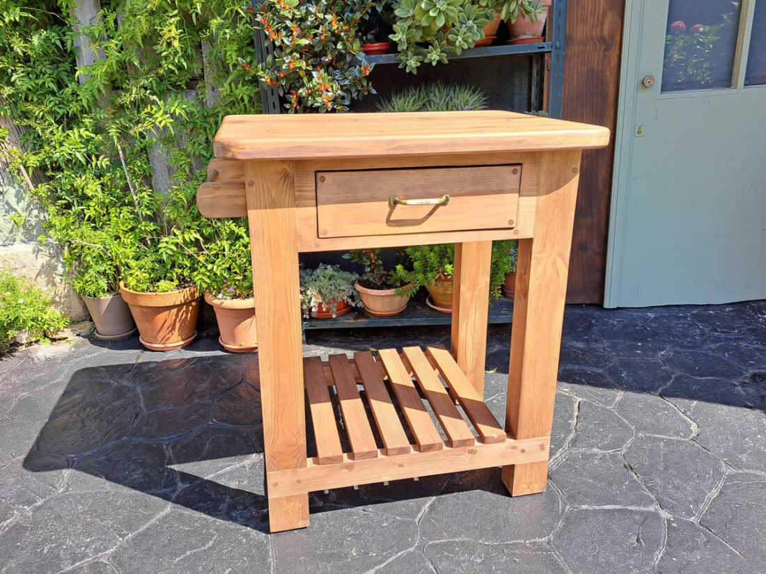 mesa madera artesana